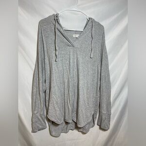 Lou & Grey Light Gray Women's Hoodie